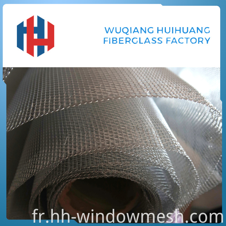 Écran de fenêtre en aluminium Filé tissé Mesh Écran de mouche